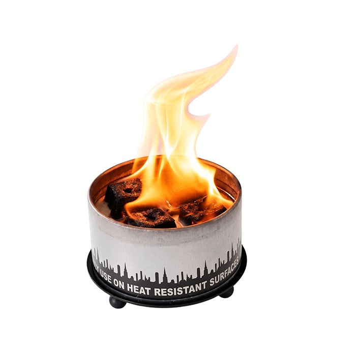 Portable Iron Trivet & Candle Holder — Heat-Resistant, Matte Black